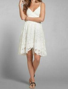 White Lace Abercrombie and Fitch Dress